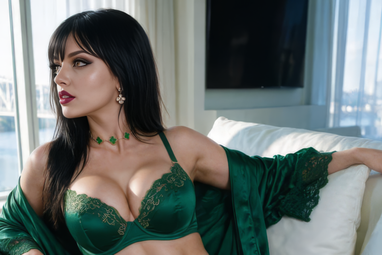 Violet: Green Is Goth If I Say It Is (36 images)