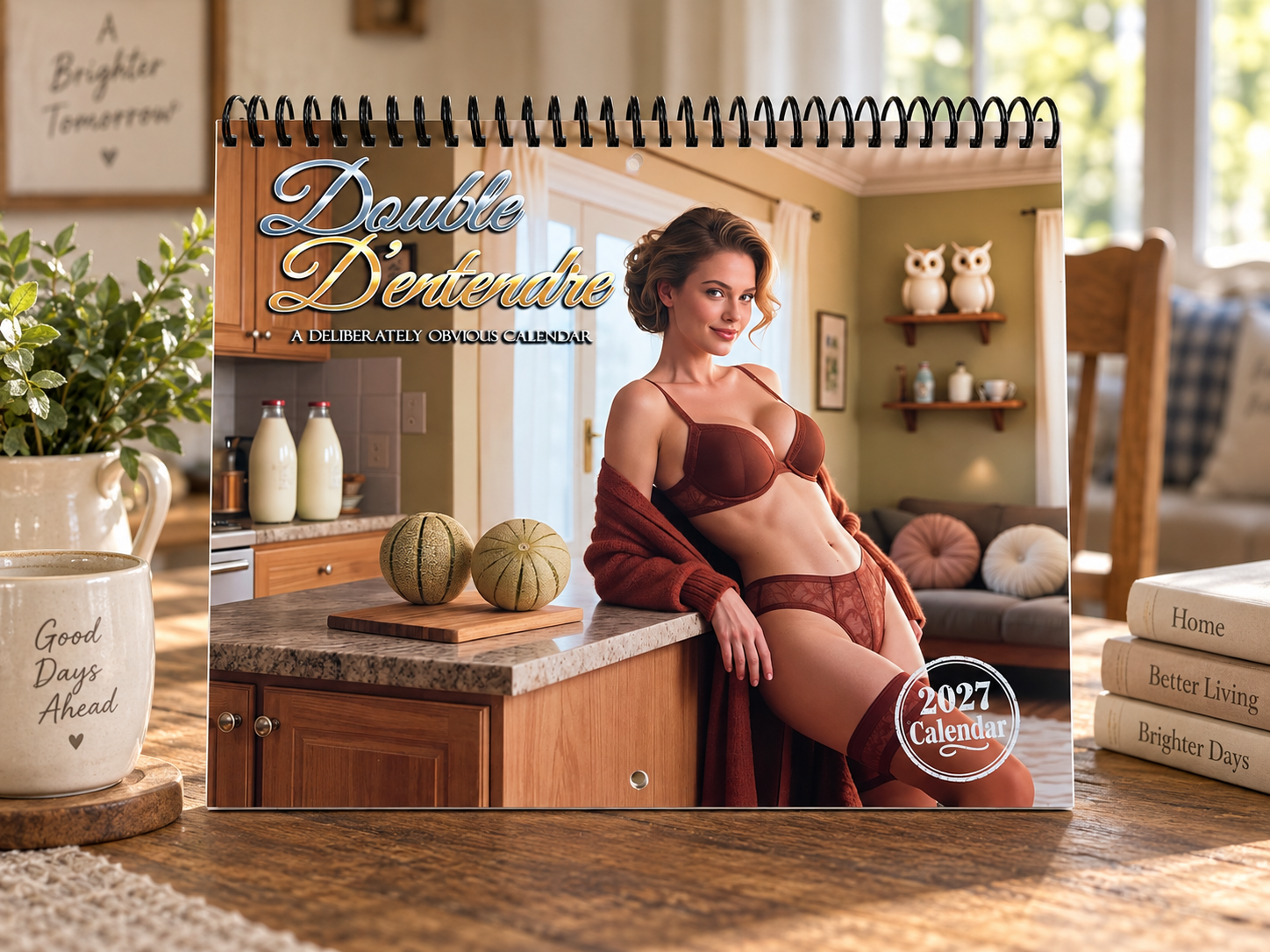 Double D’entendre Lingerie 2027 Wall Calendar